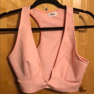 Pink Crop Top